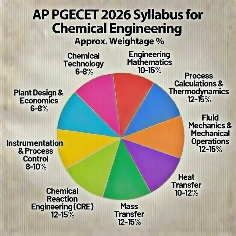 AP PGECET 2026 Syllabus for Chemical Engineering