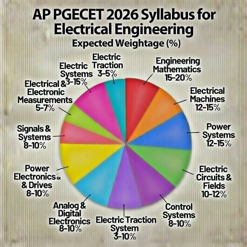 AP PGECET 2026 Syllabus for Electrical Engineering
