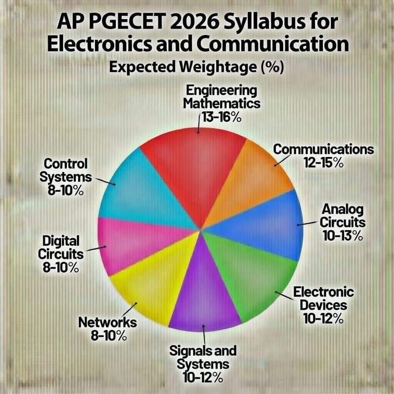 AP PGECET 2026 Syllabus for Electronics and Communication Engineering