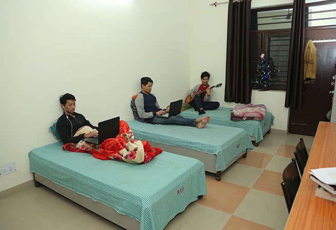 Haridwar University Boys Hostel Room
