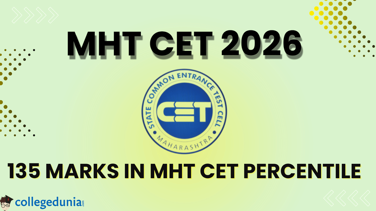 135 Marks in MHT CET Percentile