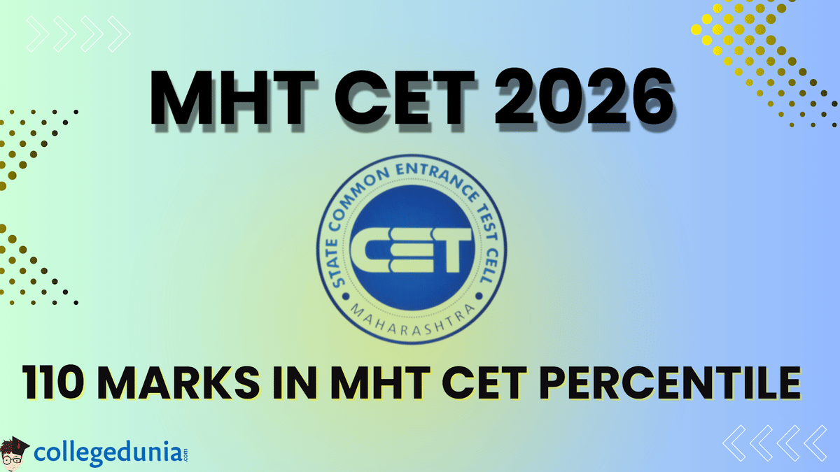 110 Marks in MHT CET Percentile