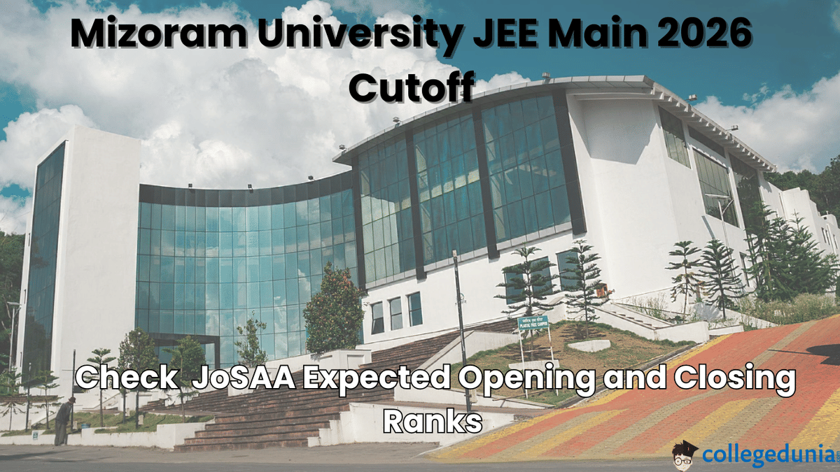 Mizoram University JEE Main Cut off 2026