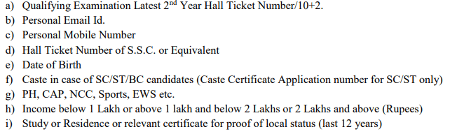 What will you have to submit during counselling
