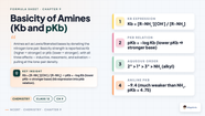 Class 12 Chemistry Ch 9 Amines Formula Sheet PDF Download Class 12 Chemistry Ch 9 Amines Formula Sheet PDF Download