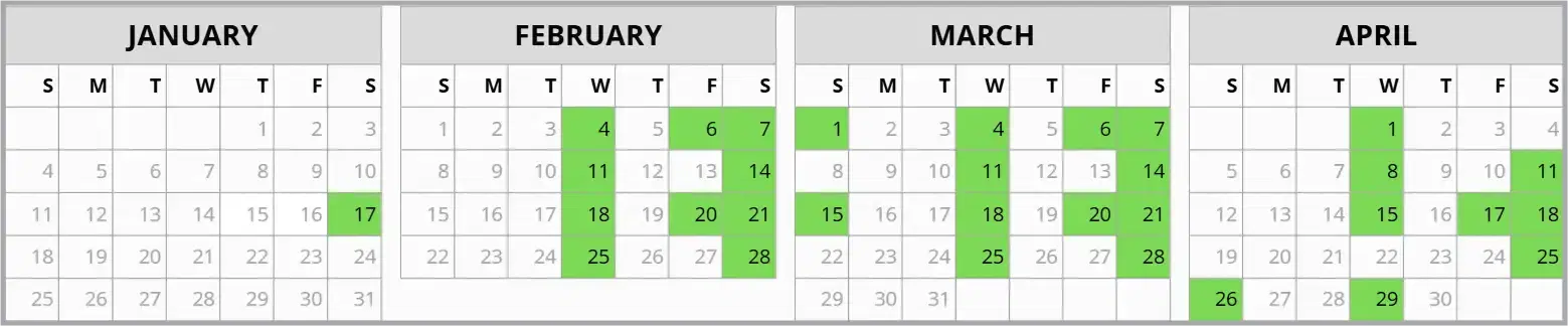 TOEFL Exam Dates 2026