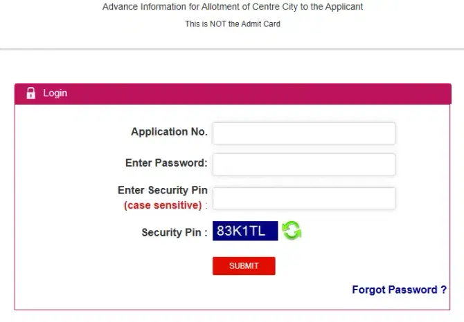 CUET UG Portal