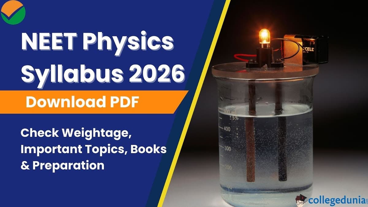 NEET Physics Syllabus 2026