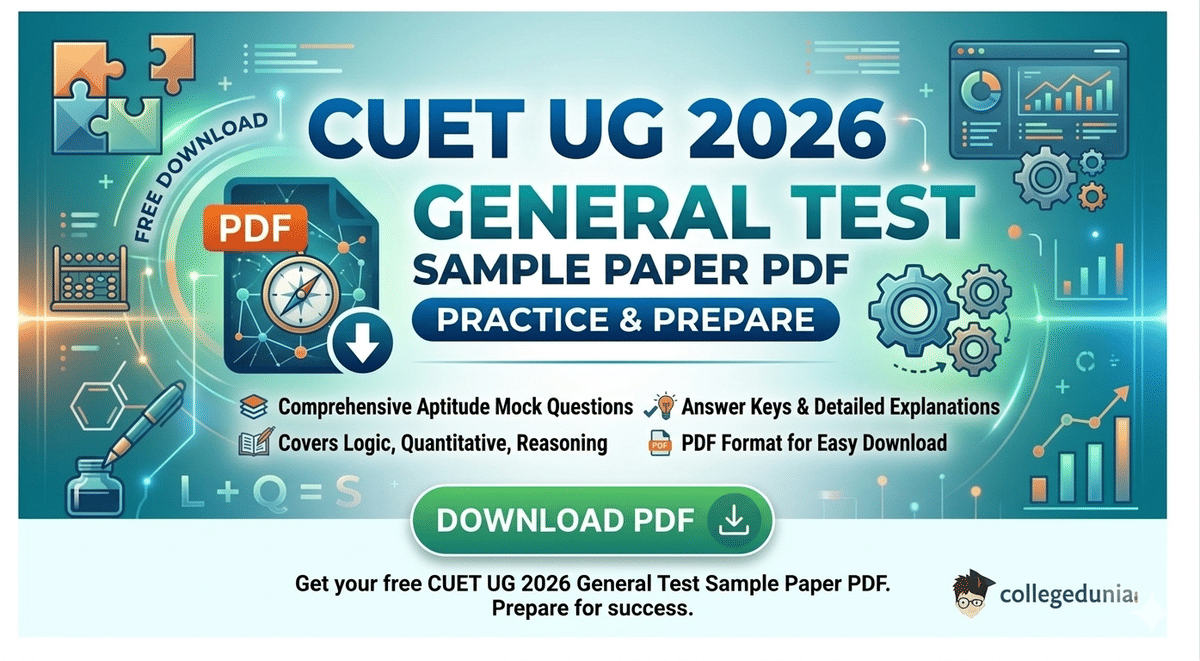 CUET UG GAT Sample Paper 2026 PDF