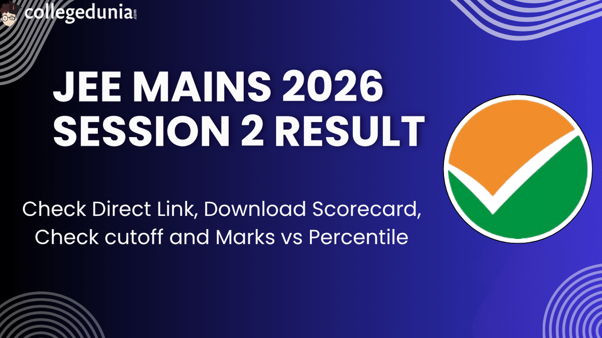 JEE Main Session 2 Result 2026
