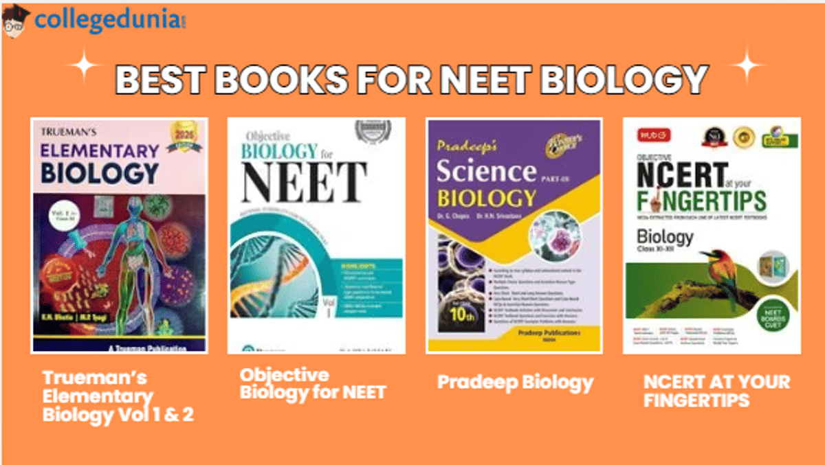 Books for NEET Biology 2026