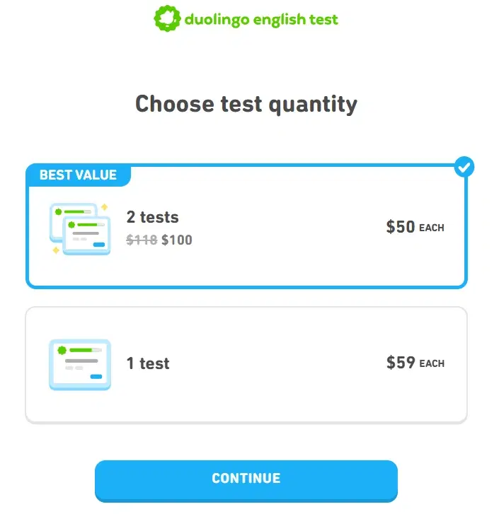 Duolingo English Test Booking