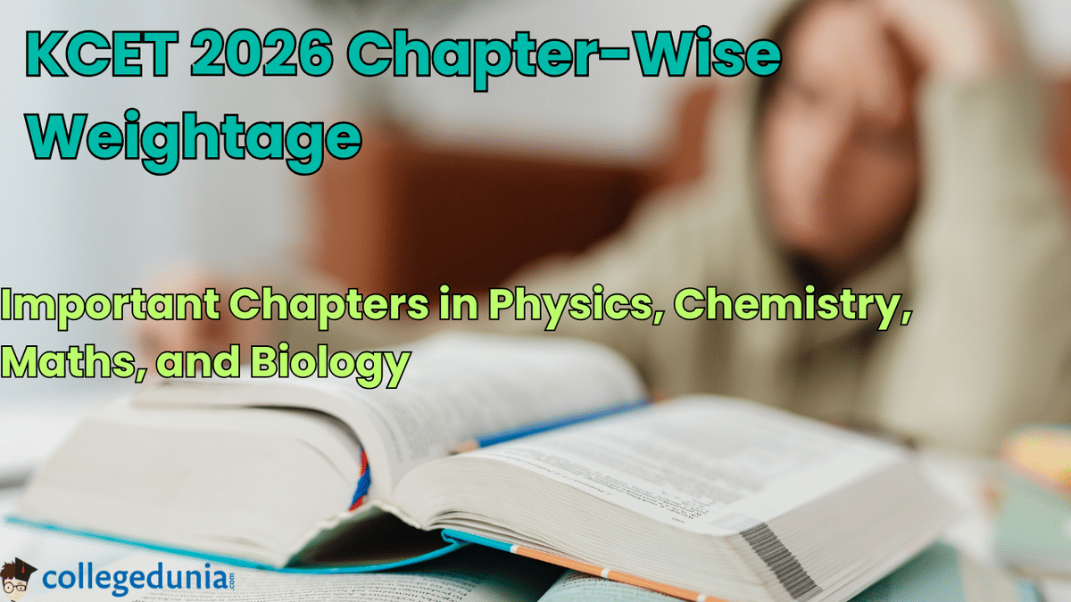 KCET Chapter-Wise Weightage 2026