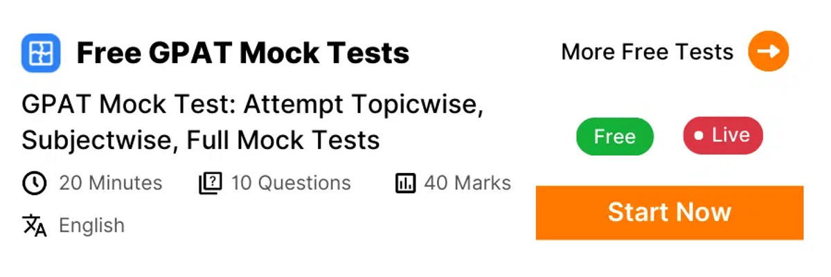 GPAT Mock Tests