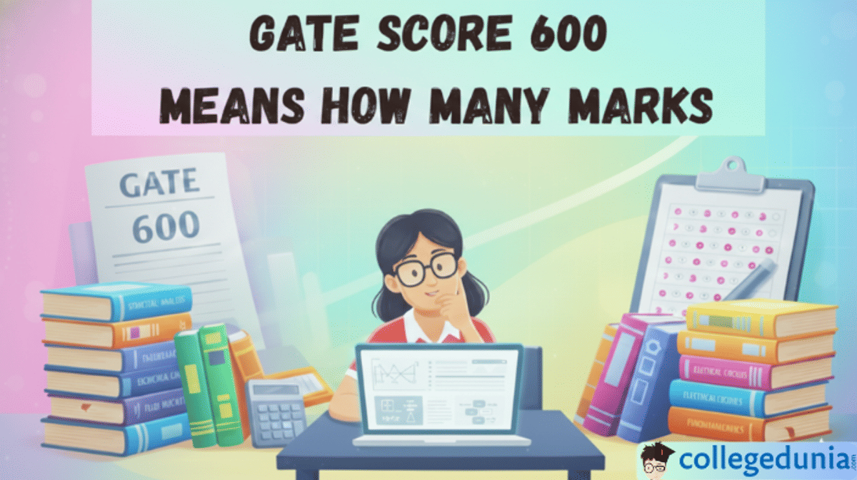 GATE Score 600 Means How Many Marks