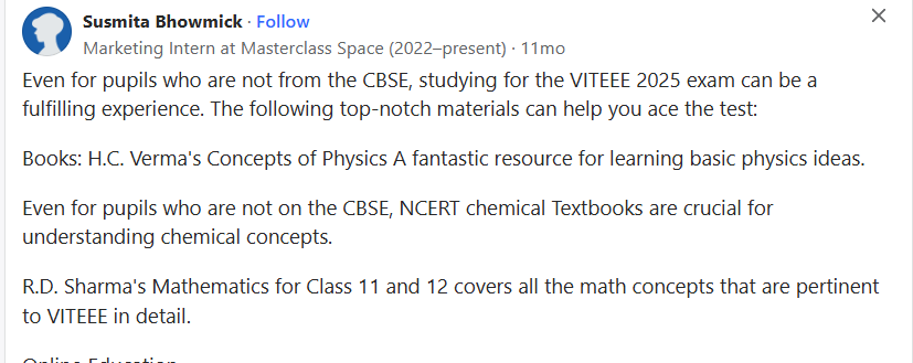 Best Books for VITEEE 2026 Preparation Quora