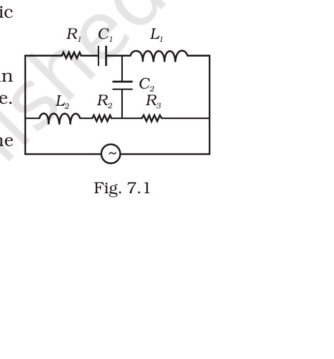 Fig.&nbsp;7.1, NCERT Exemplar Class 12 Physics, Chapter 7.
