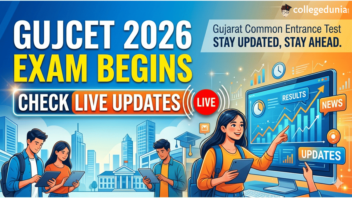 GUJCET 2026 Exam Begins Check Live Updates