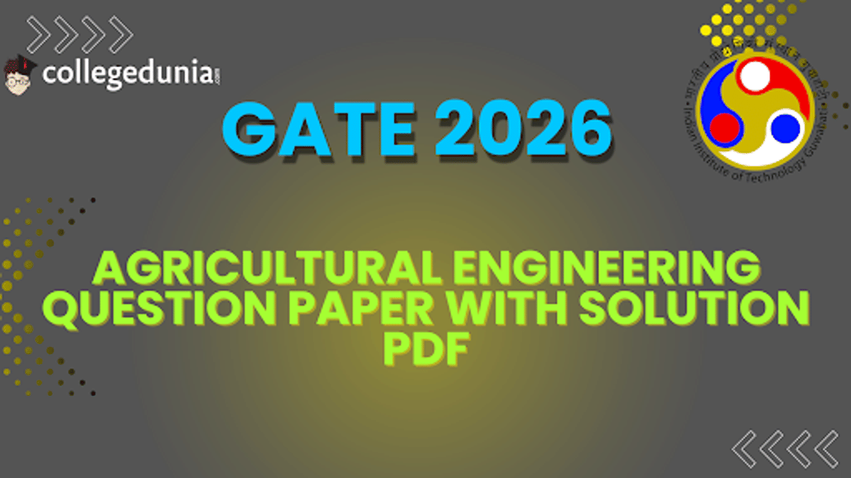 GATE 2026 AG Question Paper with Solutions PDF