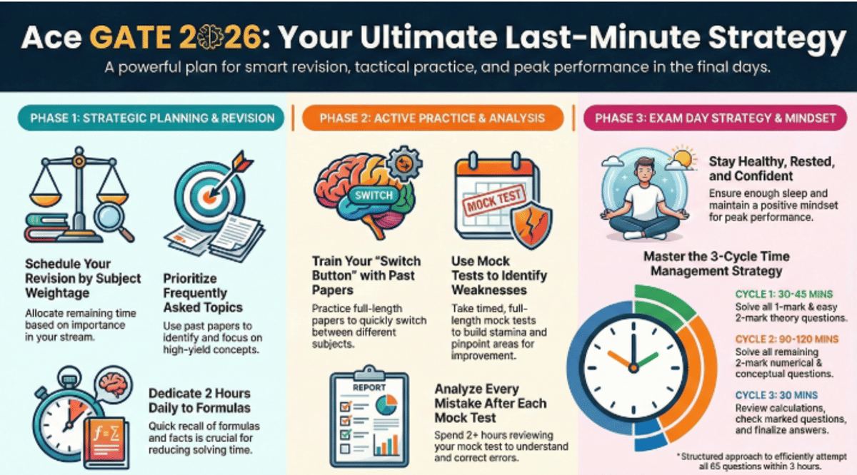GATE Last Minute Preparation Tips