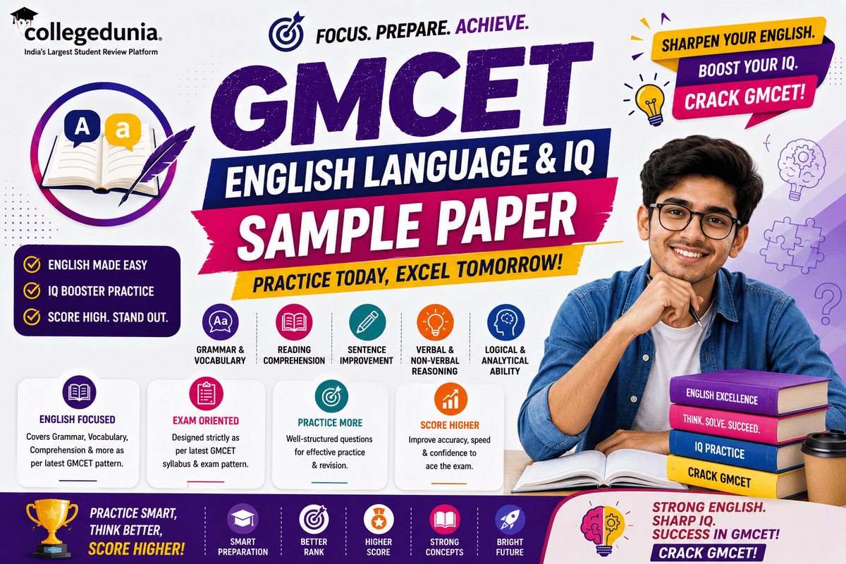 GMCET English Sample Paper