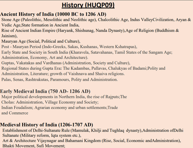 history syllabus 