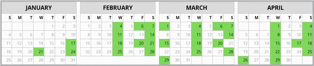 TOEFL Exam Dates 2026