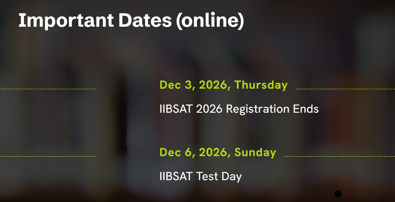 IIBSAT 2026