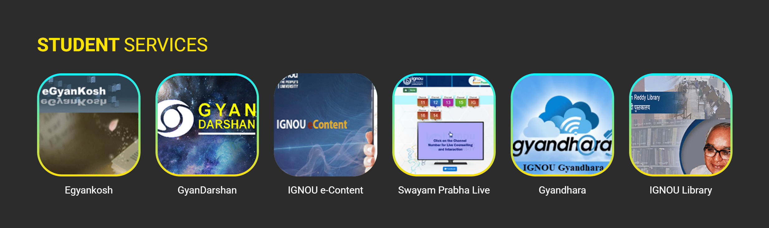 IGNOU Learning Platform Image
