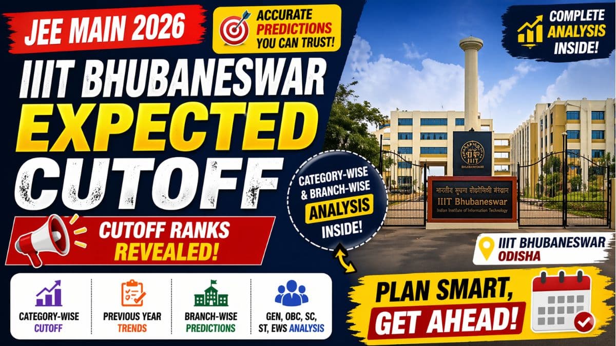 IIIT Bhubaneswar JEE Main Cutoff 2026