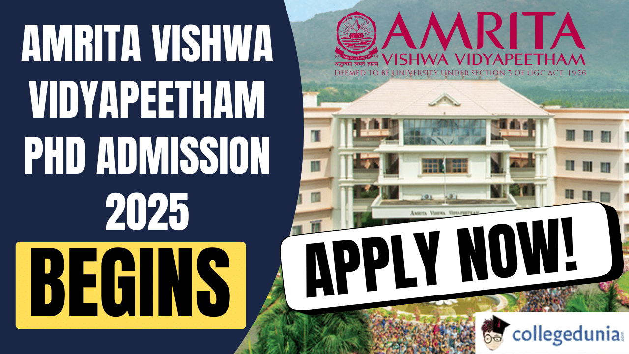 Amrita Vishwa Vidyapeetham PhD Admission 2025