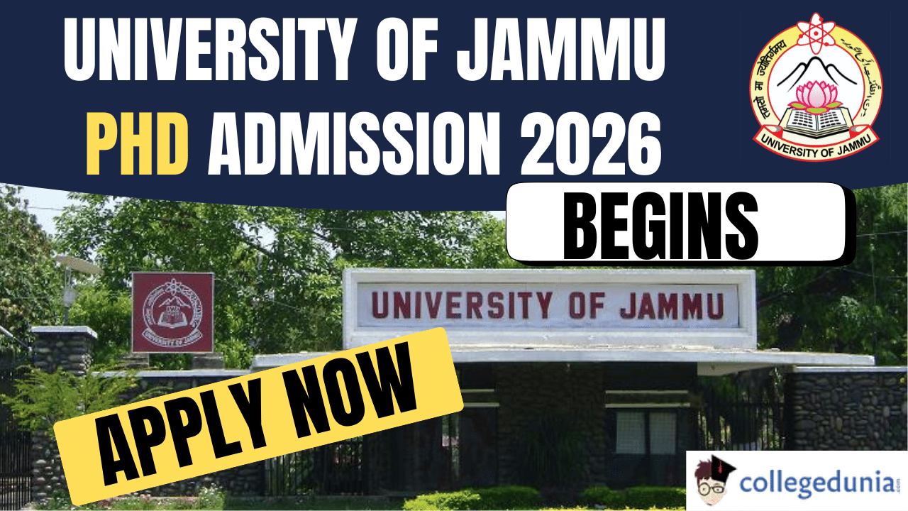 University of Jammu PhD Amission 2026