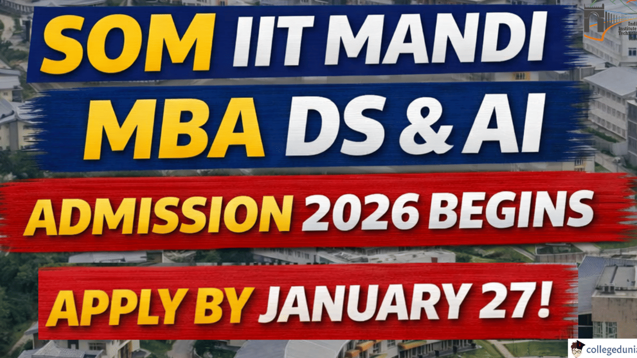 SOM IIT Mandi MBA DS &AI Admission 2026