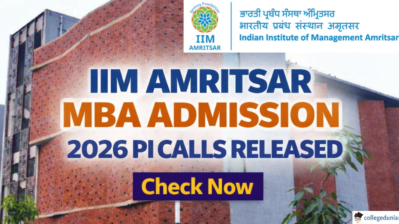 IIM Amritsar MBA 2026 PI Calls Out 