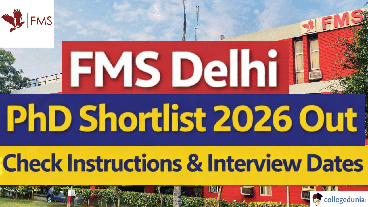 FMS Delhi PhD Admission 2026