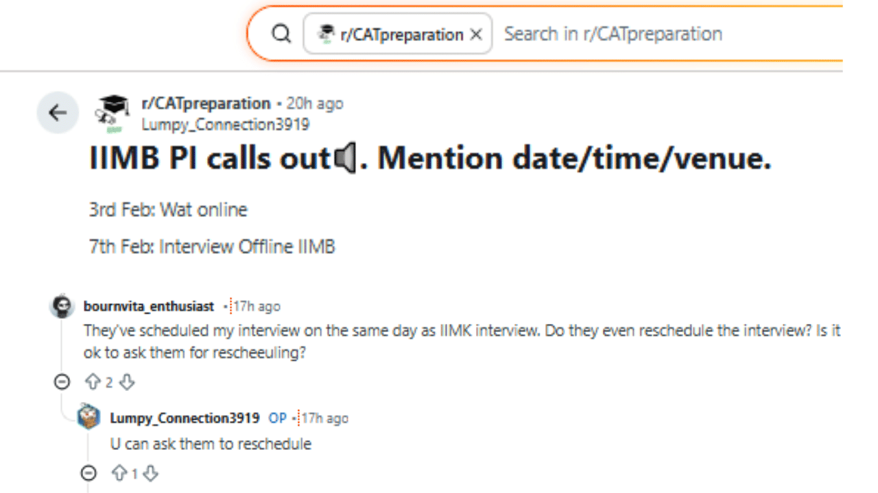 IIM Bangalore MBA Calls Out 2026