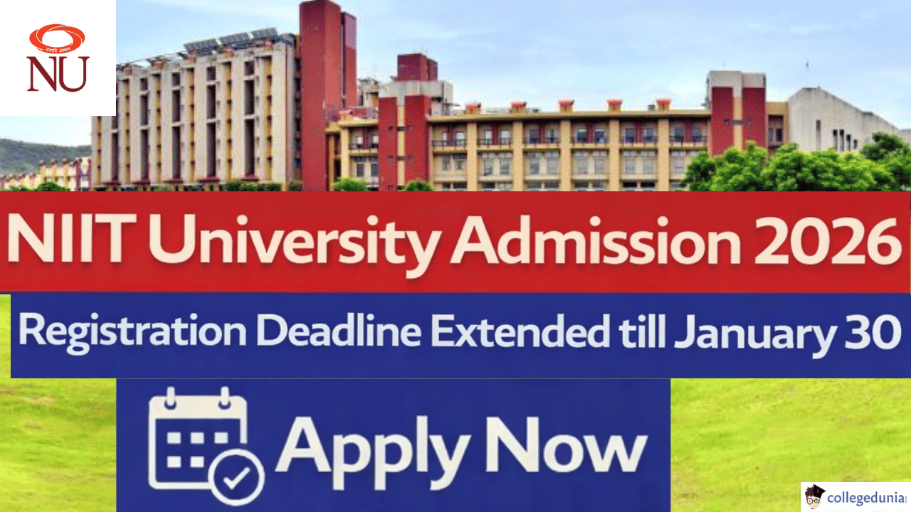 NIIT University Admission 2026