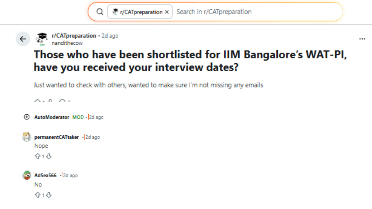 IIM Bangalore Calls Out 2026 