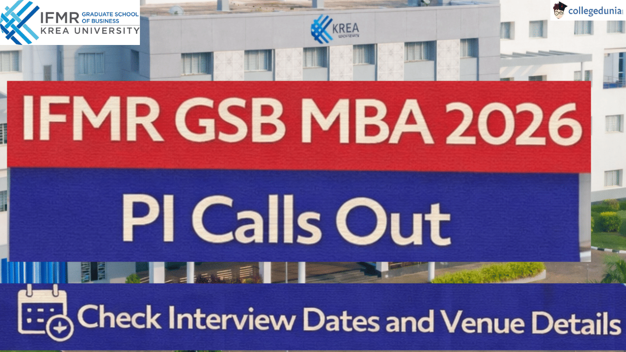 IFMR GSB MBA 2026