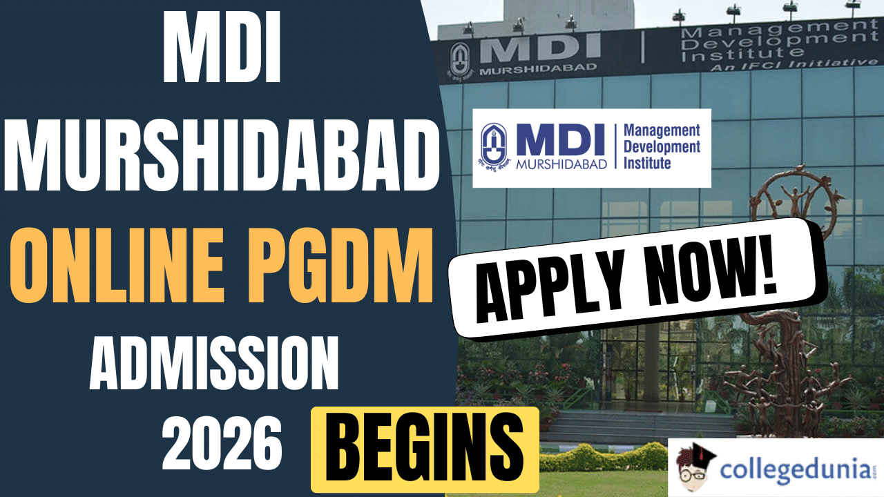 MDI Murshidabad Online PGDM Admission 2026