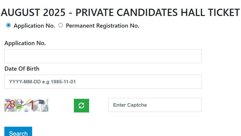 TNDGE SSLC Hall Ticket 2026