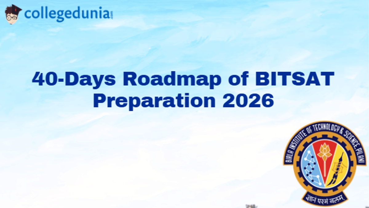 BITSAT 2026 Last 40 Days Study Plan