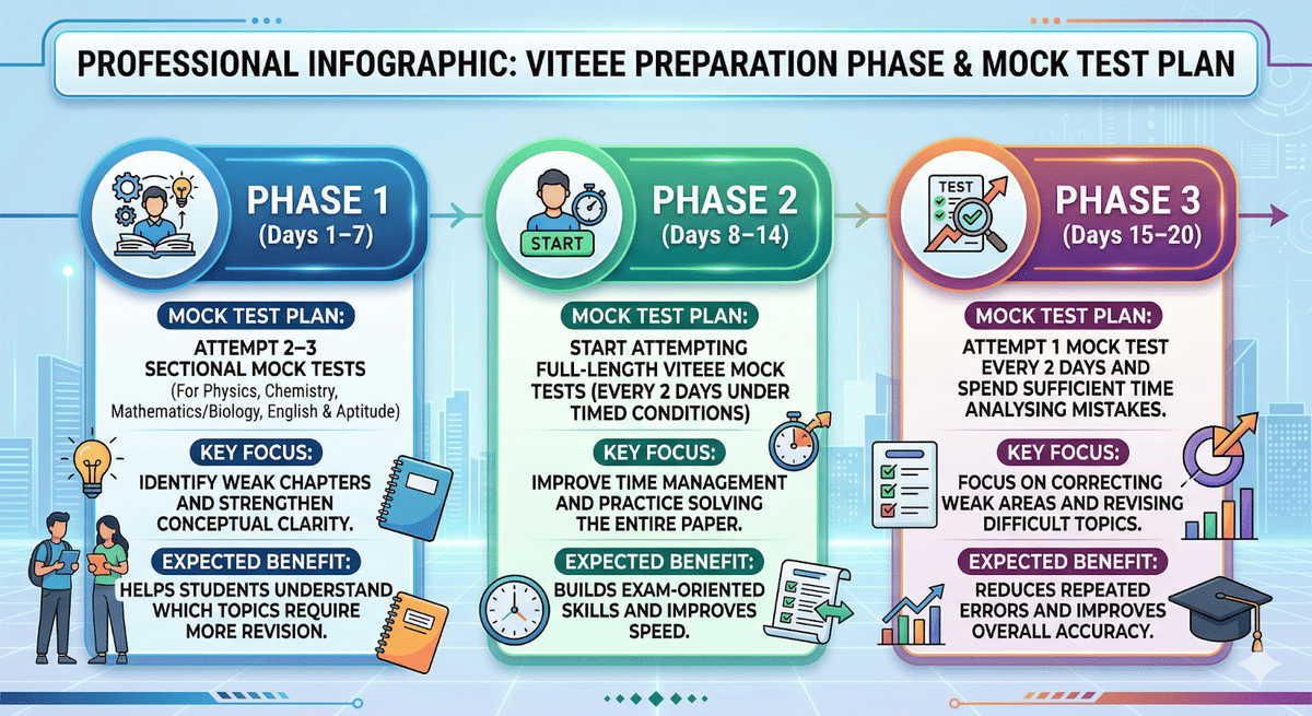 VITEEE 2026: Mock Test Strategy for the Last 20 Days