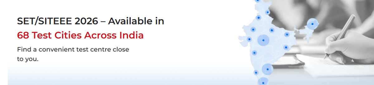 SET 2026 Test Cities & Exam Centres