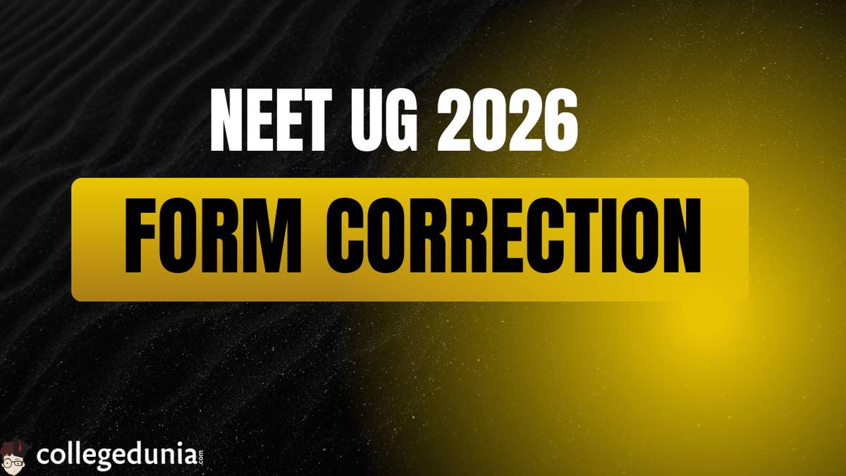 NEET UG Form Correction 2026