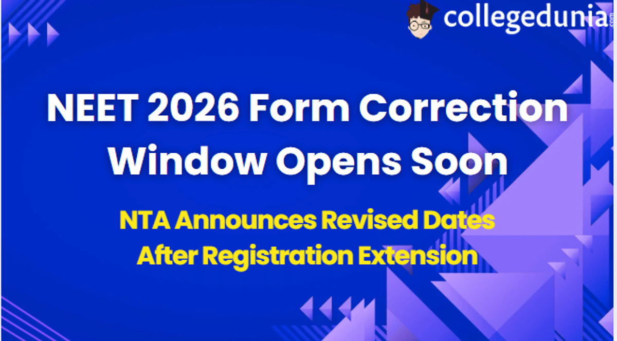 NEET 2026 Form Correction Window Opens Soon