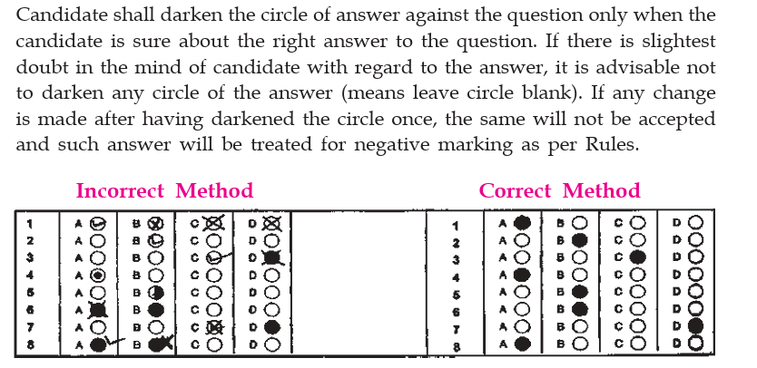 GUJCET 2026 Exam Guidelines: Regarding Filling the OMR Answer Sheet
