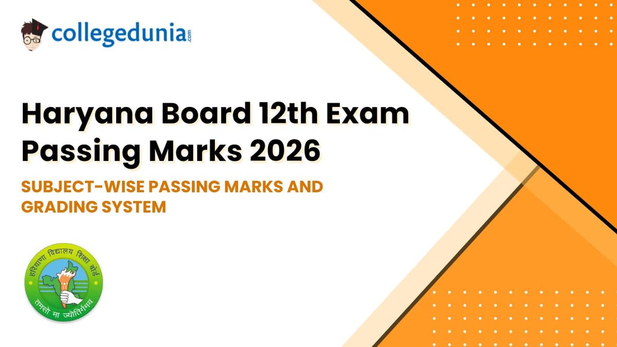 Haryana Board 12th Exam 2026 Passing Marks