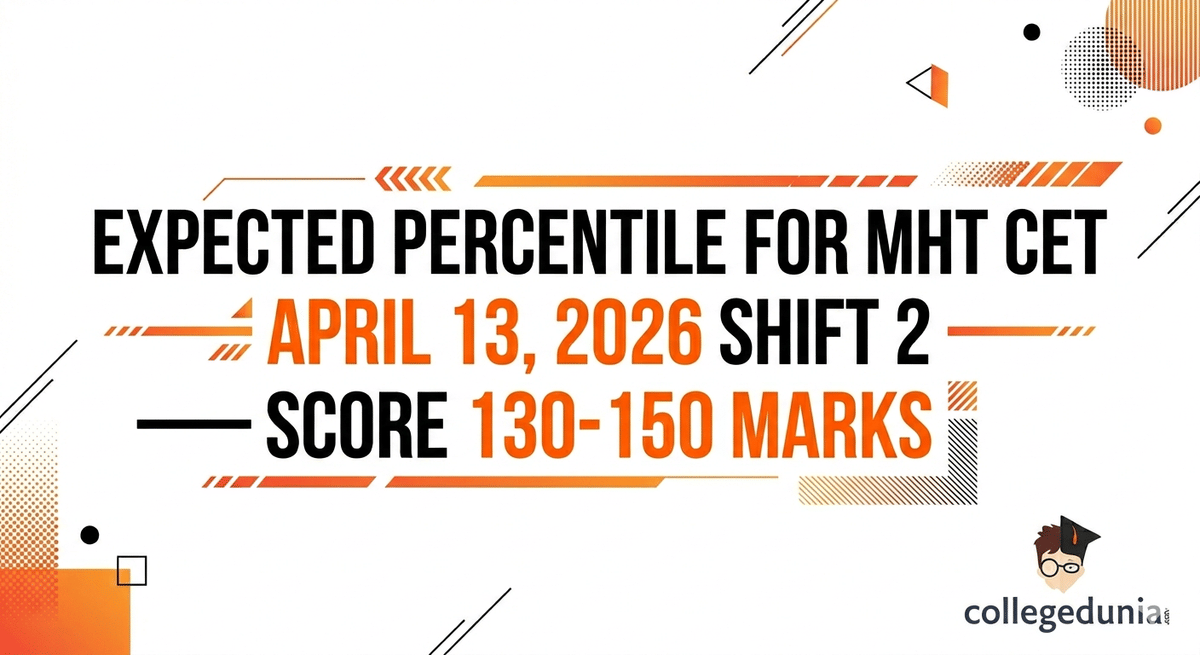 Candidates scoring above 180 marks are expected to be 99+ percentile, which puts them in a strong position to get admission in top colleges. This score range is expected to place candidates between 1800 to 7000 rank. 130-150 marks range is considered enough for admission in colleges like PICT Pune, ICT Mumbai, and SPCE Mumbai In MHT CET 2026 exam, the 130-150 marks range is very competitive; even with a few marks difference can increase ranks by thousands. For top colleges, the percentile cutoff for CSE branches is 99.5.