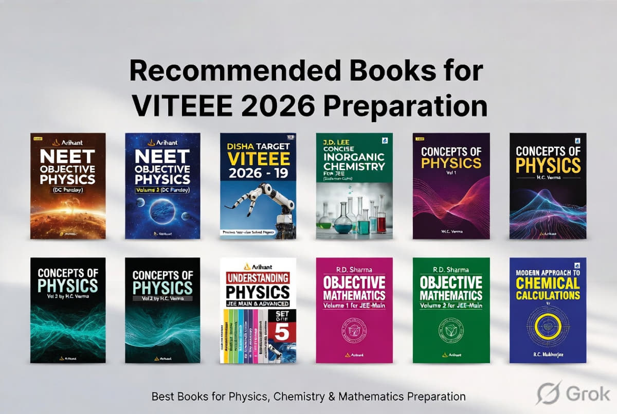 VITEEE 2026 Preparation: Best Books